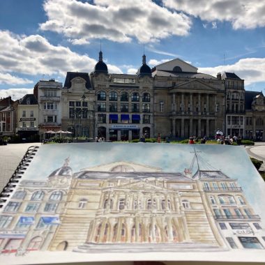 Théâtre Jean Vilard de Saint-Quentin à l'Aquarelle